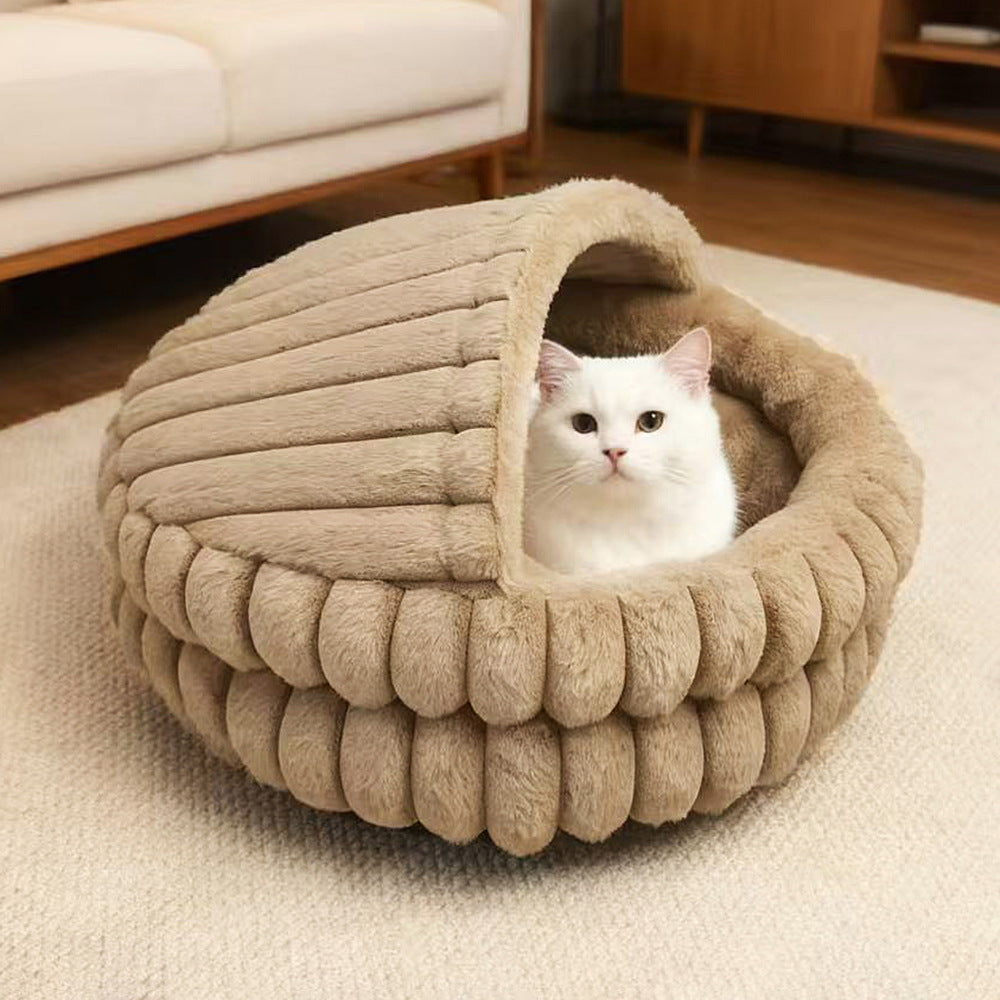 Thickened Plush Pet Bed