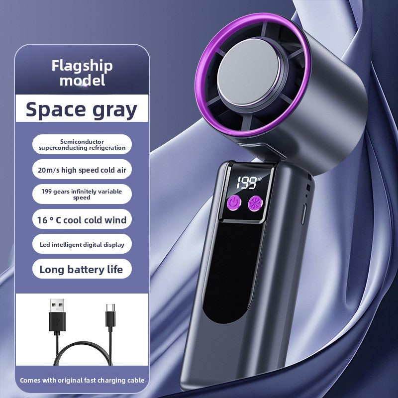 Rechargeable Foldable Handheld Cooling Fan