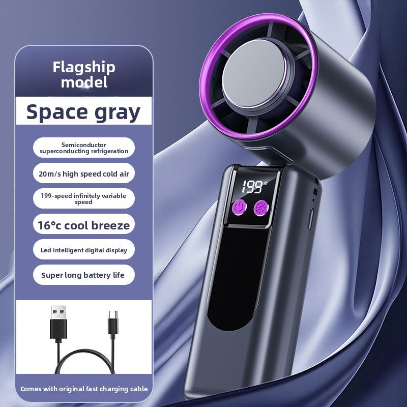 Rechargeable Foldable Handheld Cooling Fan