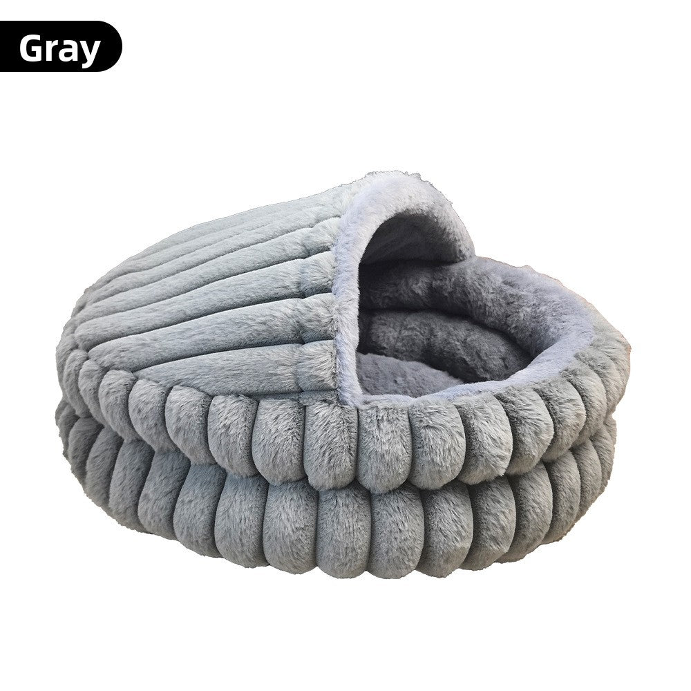 Thickened Plush Pet Bed