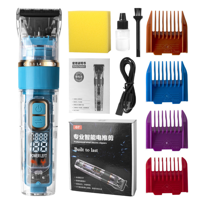 LCD Display Pet Grooming Clipper