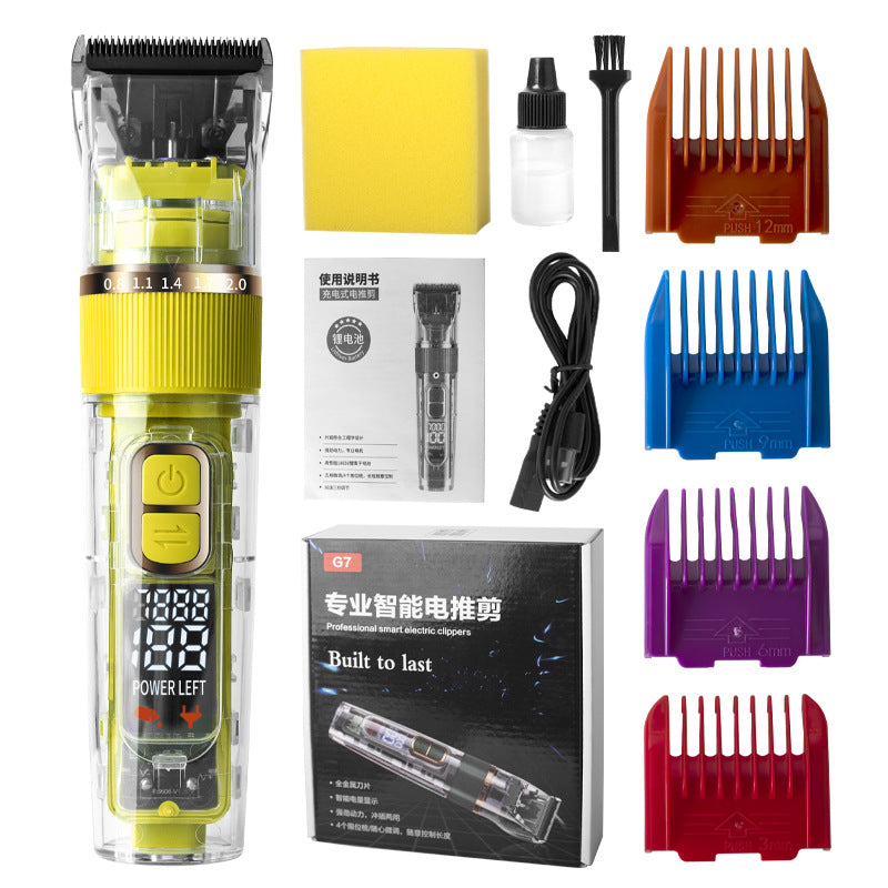 LCD Display Pet Grooming Clipper