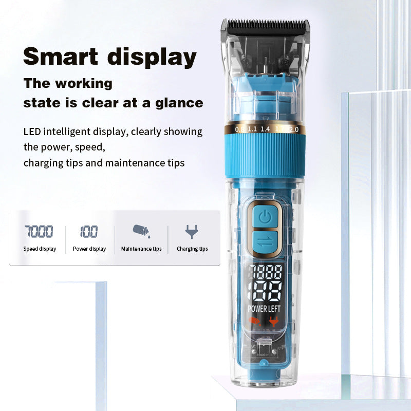 LCD Display Pet Grooming Clipper