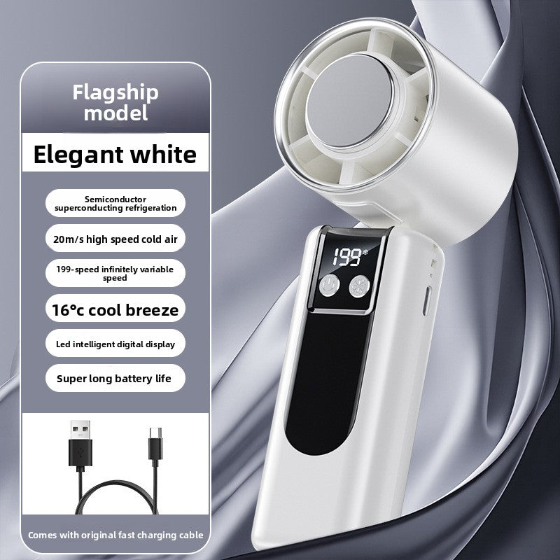 Rechargeable Foldable Handheld Cooling Fan
