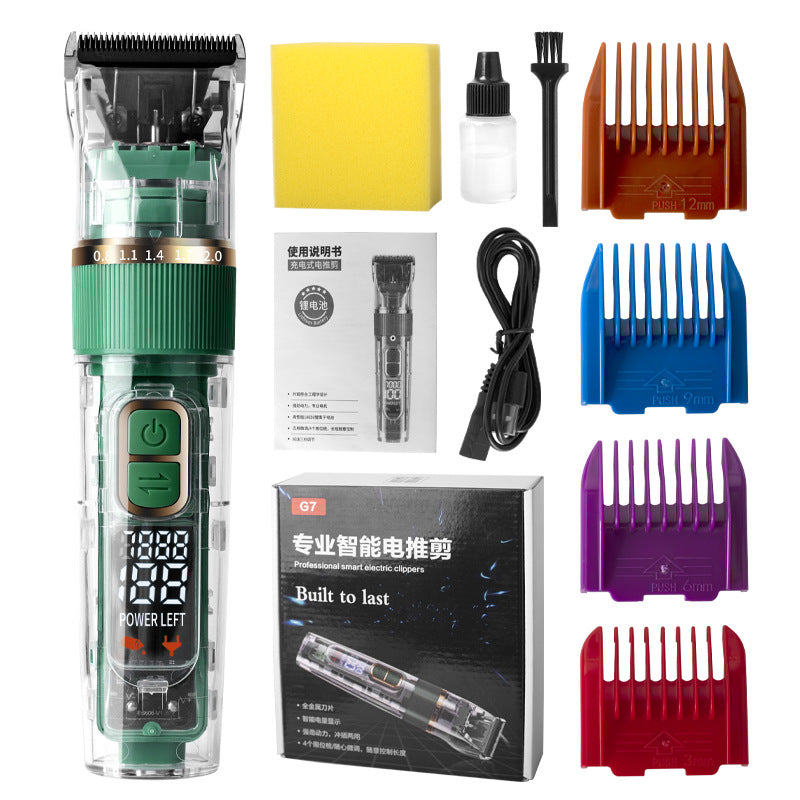 LCD Display Pet Grooming Clipper