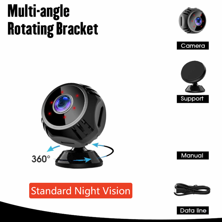 Wireless WiFi Security Camera with Night Vision