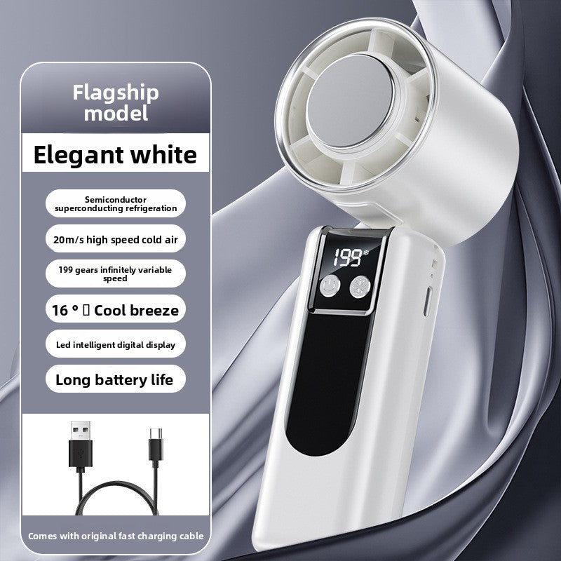 Rechargeable Foldable Handheld Cooling Fan