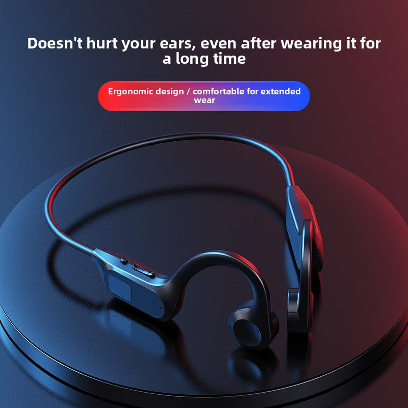 Wireless Air Conduction Sports Headphones with Digital Display