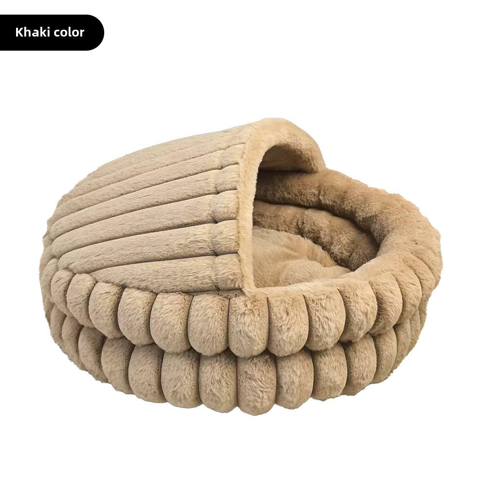 Thickened Plush Pet Bed