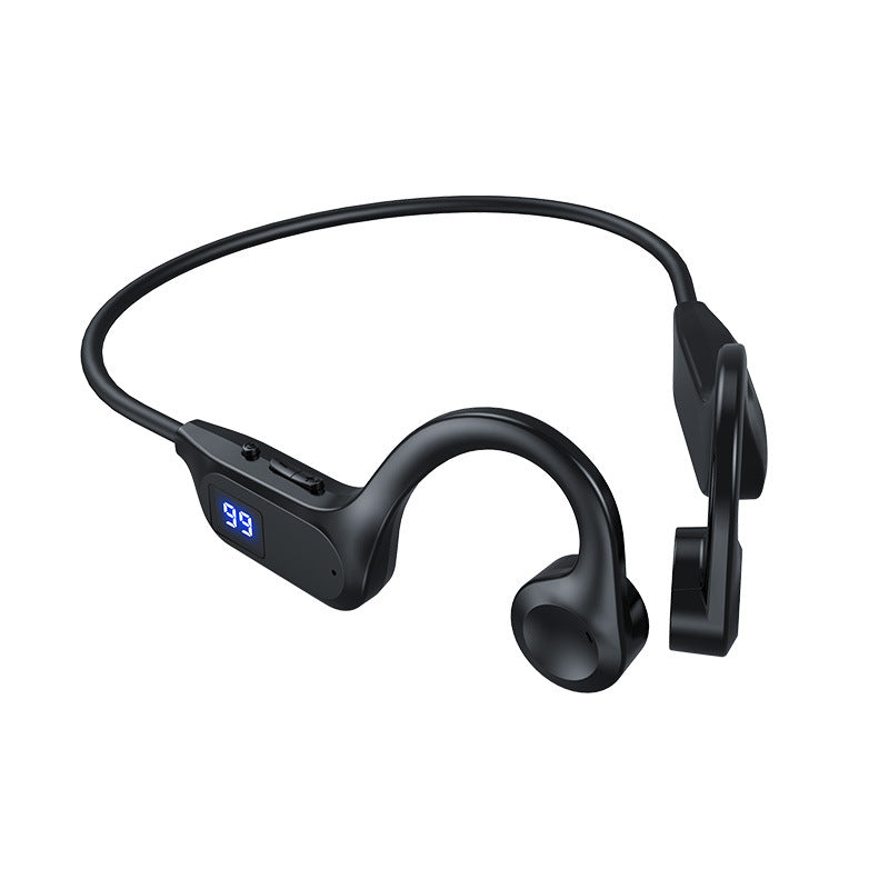 Wireless Air Conduction Sports Headphones with Digital Display