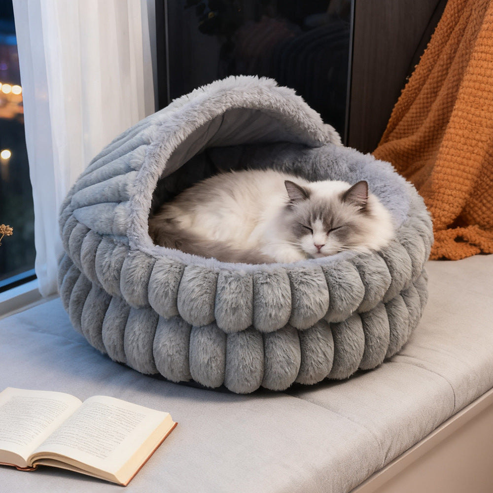 Thickened Plush Pet Bed