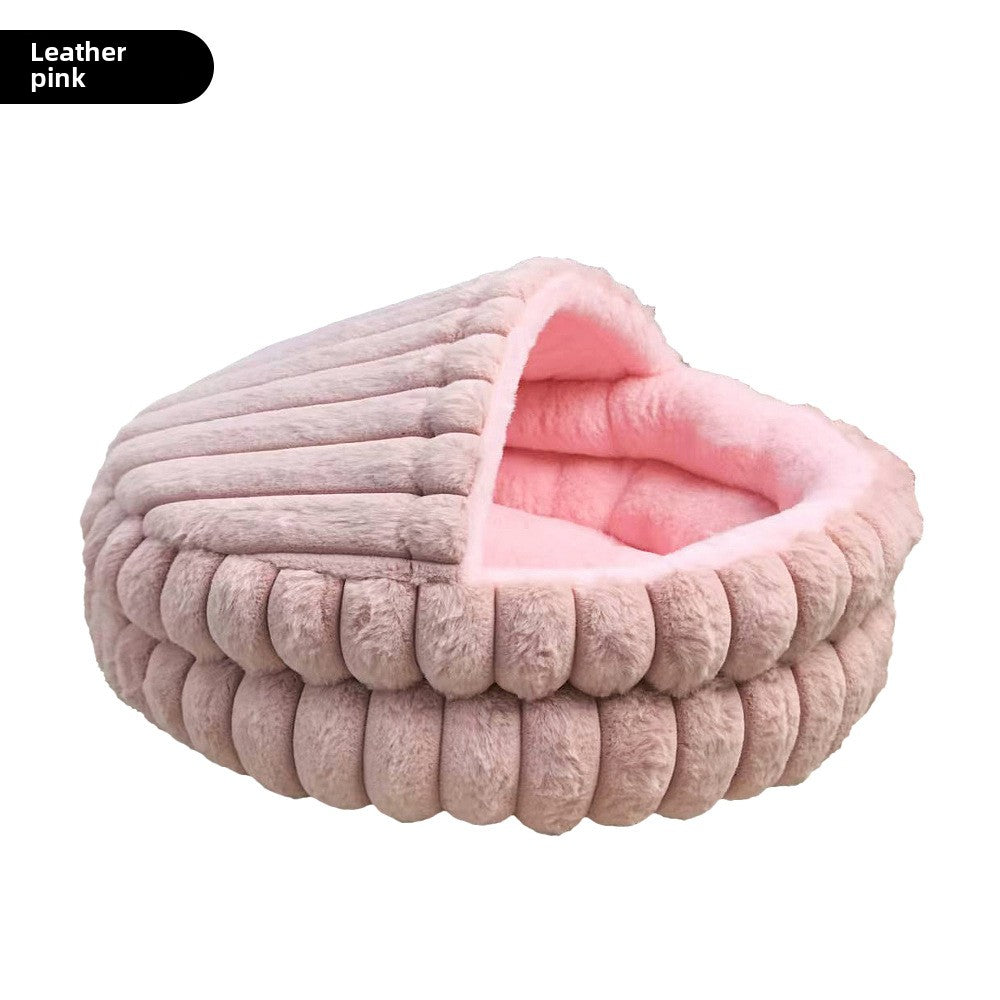 Thickened Plush Pet Bed