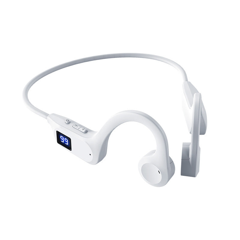 Wireless Air Conduction Sports Headphones with Digital Display