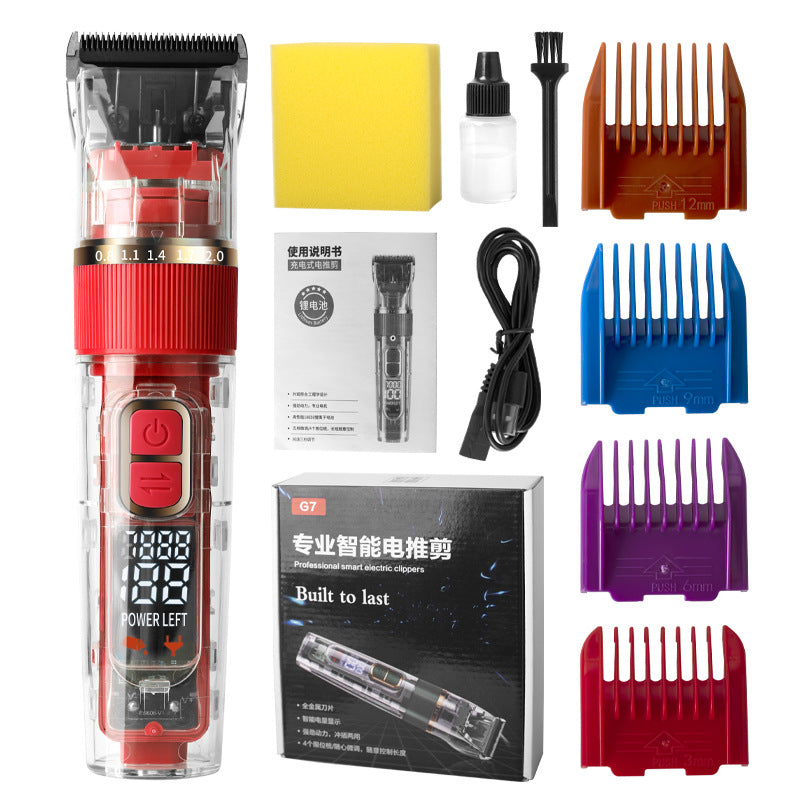 LCD Display Pet Grooming Clipper