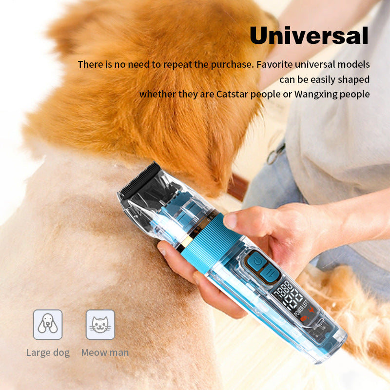LCD Display Pet Grooming Clipper
